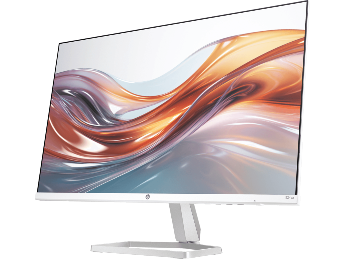 HP Series 5 524SA Monitor 24-inch FHD Monitor Full HD IPS Display Edge-to-Edge Monitor 100Hz Refresh Rate Monitor Built-in Speakers Monitor Home Office Monitor Gaming and Work Monitor HDMI and VGA Monitor Slim Bezel Monitor